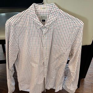Mens J Crew button down shirt. Classic secret wash. Large